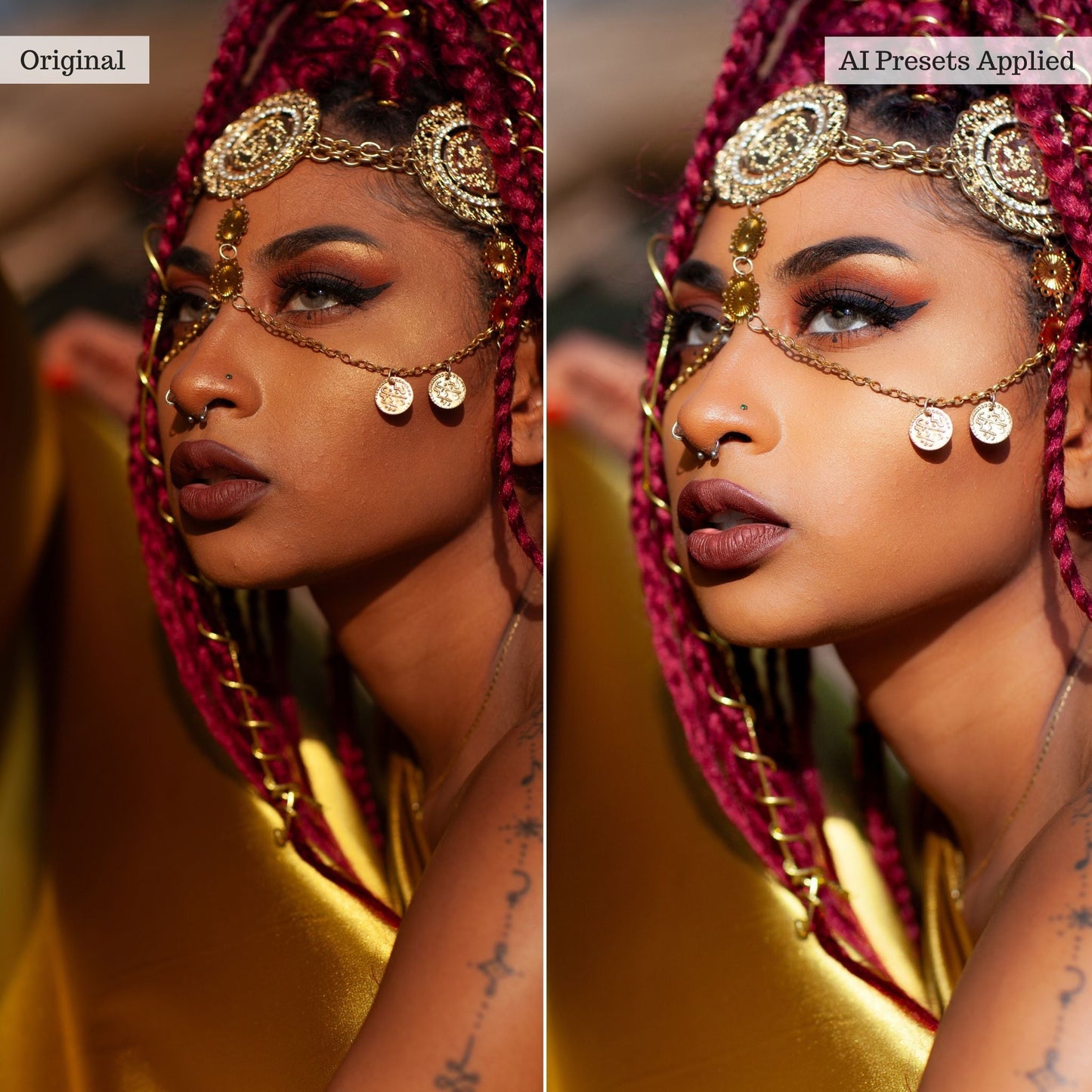 Beauty, Body, and Skin AI Adaptive Retouch Toolkit Lightroom Presets – Desktop & Mobile