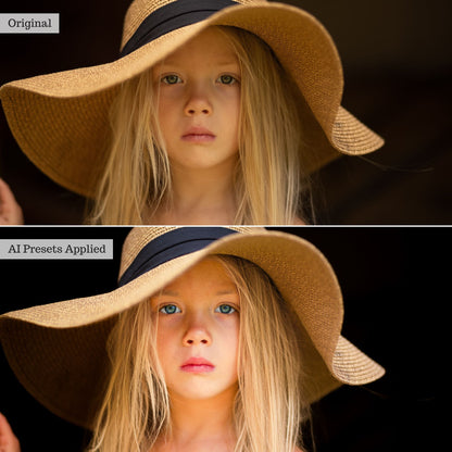 Luxe Portrait AI Adaptive Retouch Toolkit Lightroom Presets – Desktop & Mobile