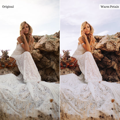 Warm Petals -  Single Color Palette Lightroom Presets & AI Tools
