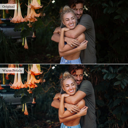 Warm Petals -  Single Color Palette Lightroom Presets & AI Tools