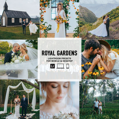 Royal Gardens -  Single Color Palette Lightroom Presets & AI Tools
