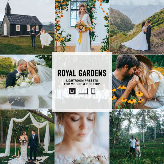 Royal Gardens -  Single Color Palette Lightroom Presets & AI Tools
